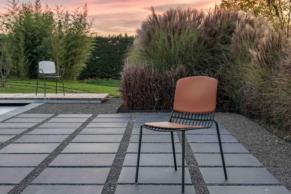 Scaun de exterior metalic suprapozabil Ariel