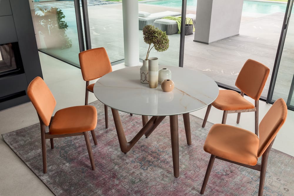Masa de sufragerie Esse Round Wood
