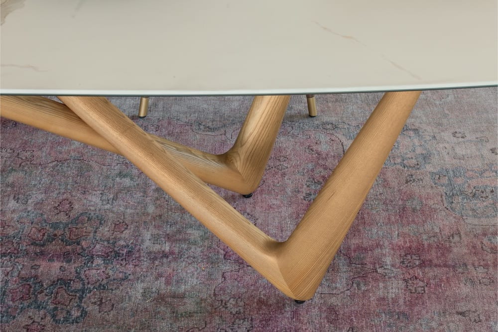 Masă extensibilă Esse Round Wood 3